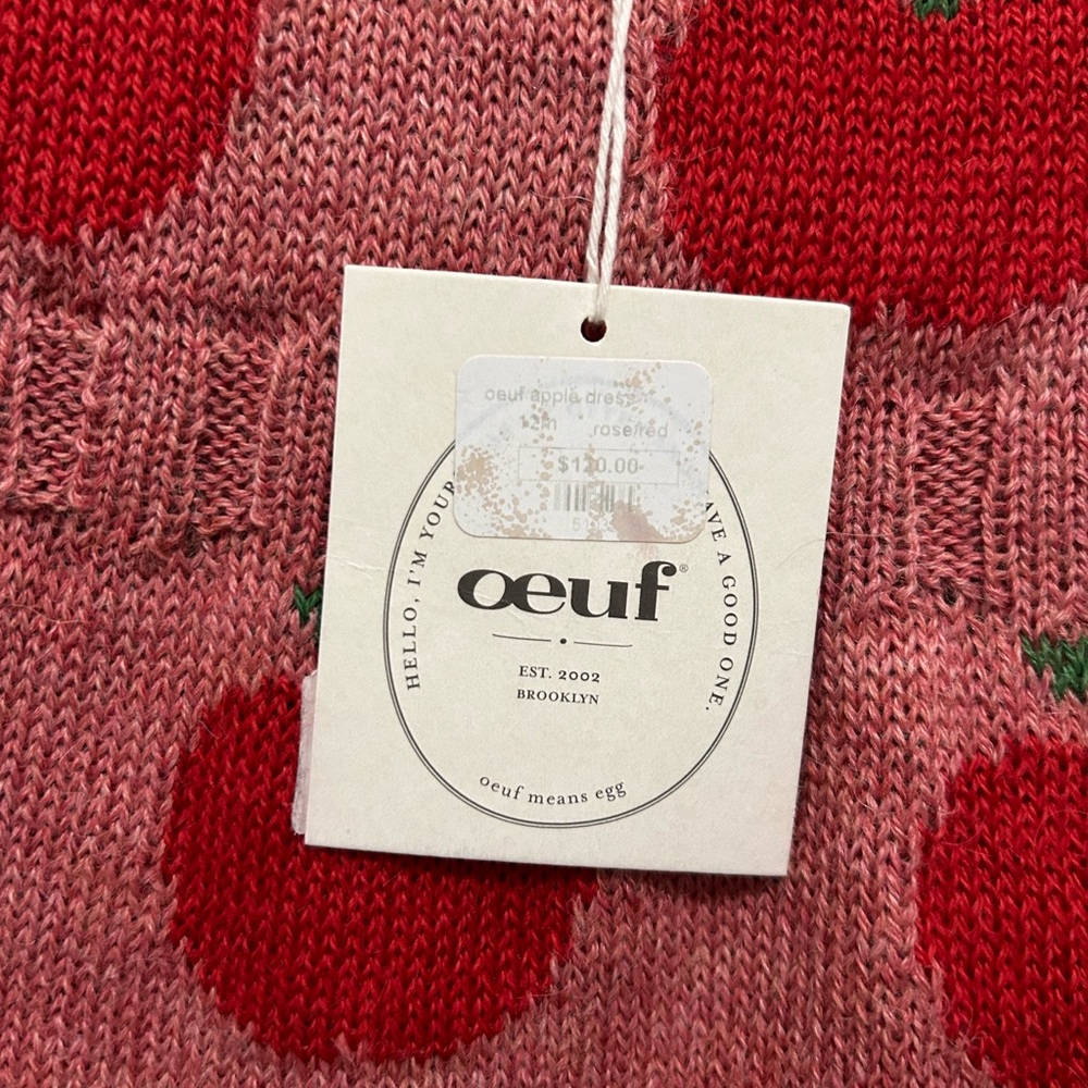 Oeuf Rose Apple Knit Dress - Picture 2 of 4